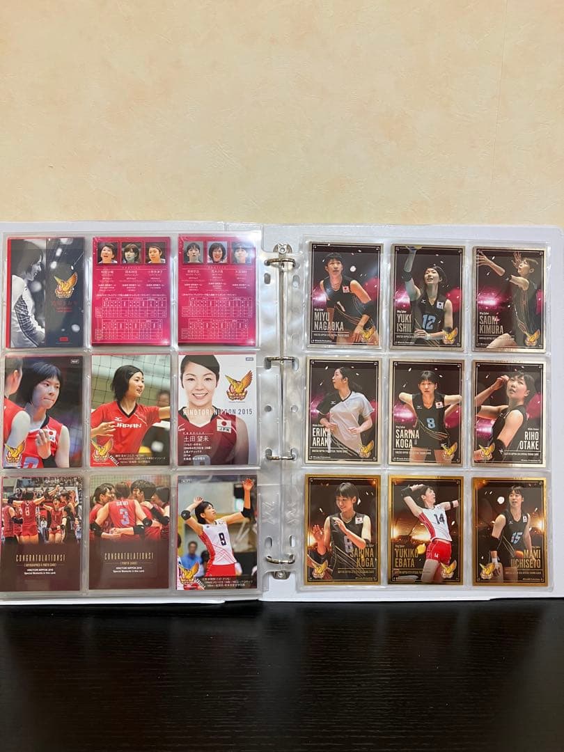 【まとめ売り】Vリーグ女子バレー バインダーとカード多数！