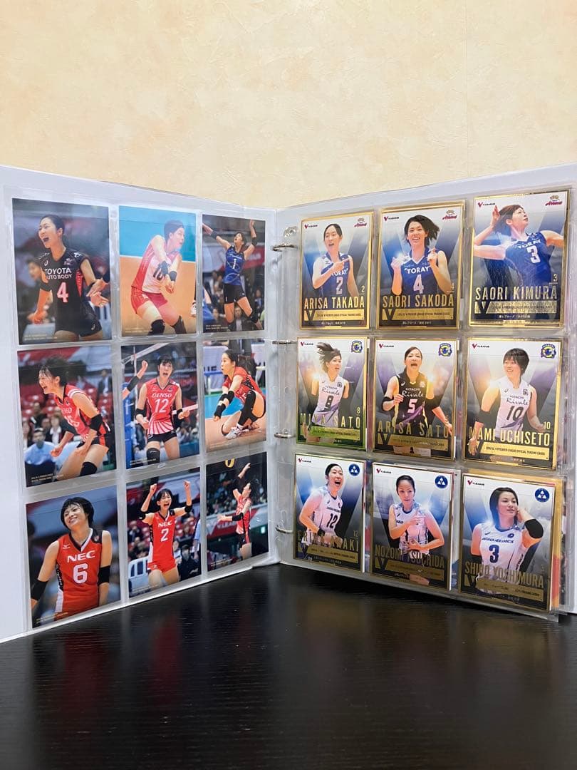【まとめ売り】Vリーグ女子バレー バインダーとカード多数！