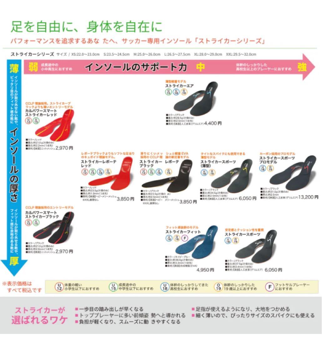 BMZ ストライカー プロモデル インソール