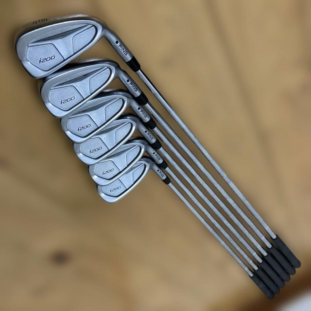 《再値下げ》PING i200アイアン　5〜PW 6本　NS950S 黒ドット