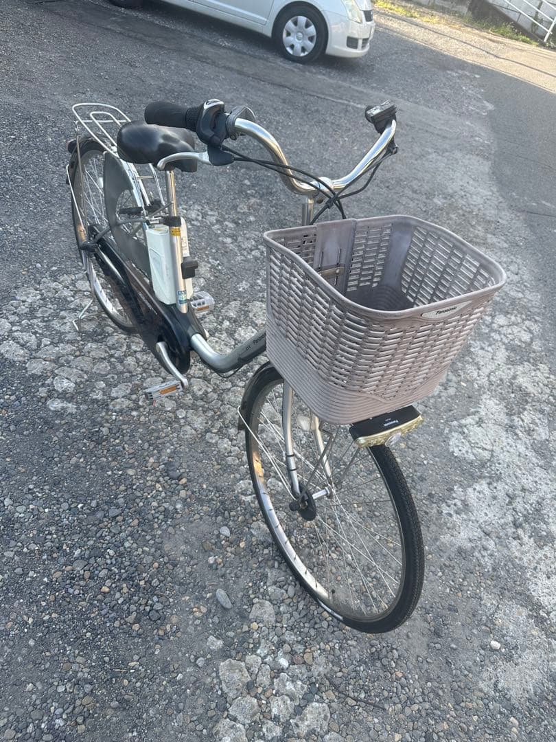 電動アシスト自転車 シティタイプ シルバー