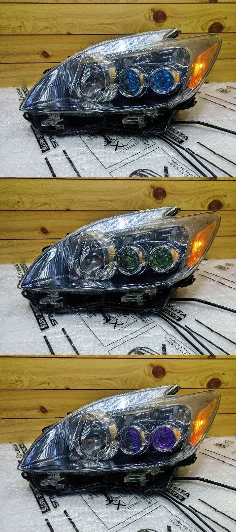 30プリウス LED ヘッドライト ツーリング US仕様 USDM 黄ばみ無し
