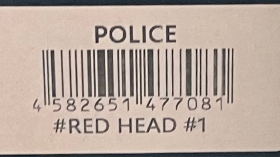 DRT ポリス POLICE RED HEAD レッドヘッド
