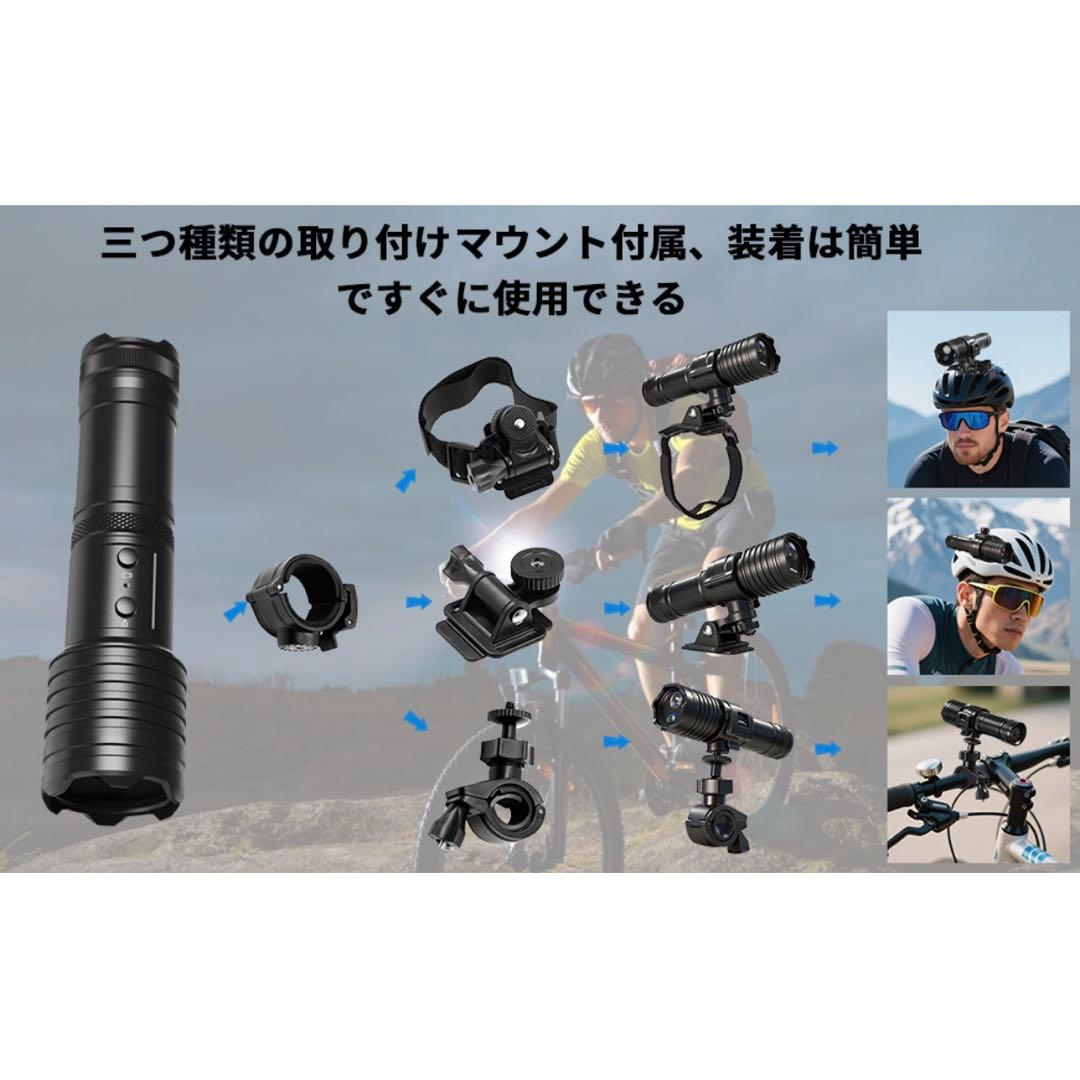 ドライブレコーダー 懐中電灯式　小型 2K画質 130°広角LED 256GB