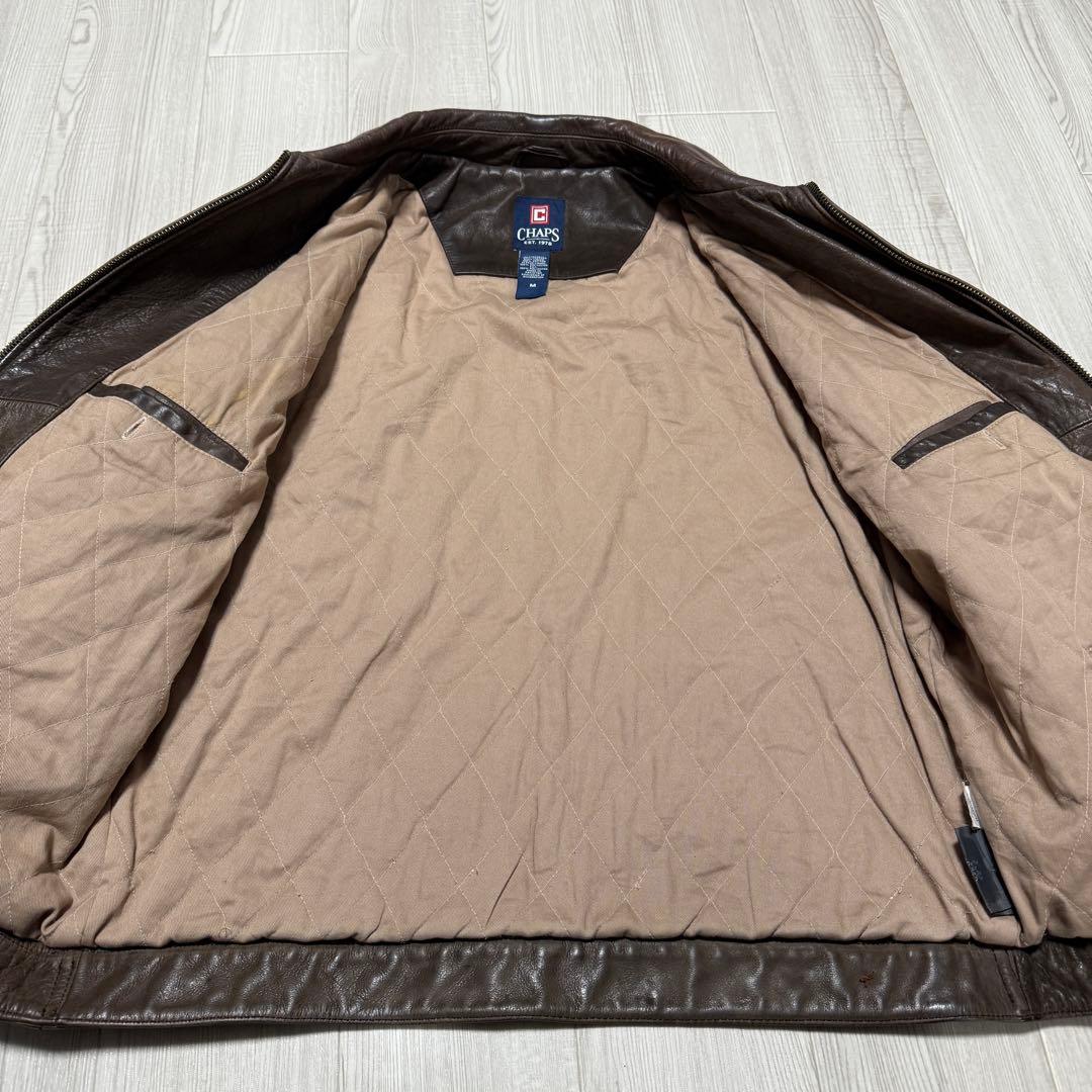 CHAPS POLO Ralph Lauren 90's カウレザージャケット