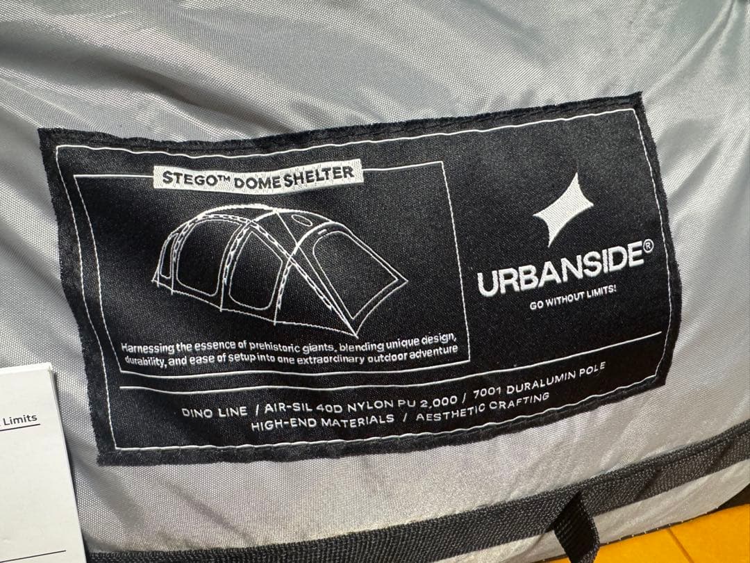URBANSIDE Stego Dome Shelter チタニムウグレイ