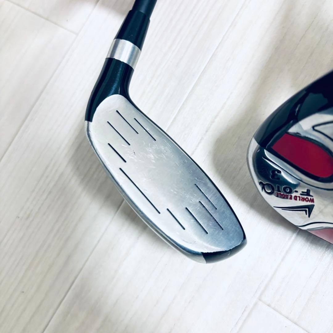 希少レフティ WORLDEAGLE F-01α ゴルフクラブ10本セット R