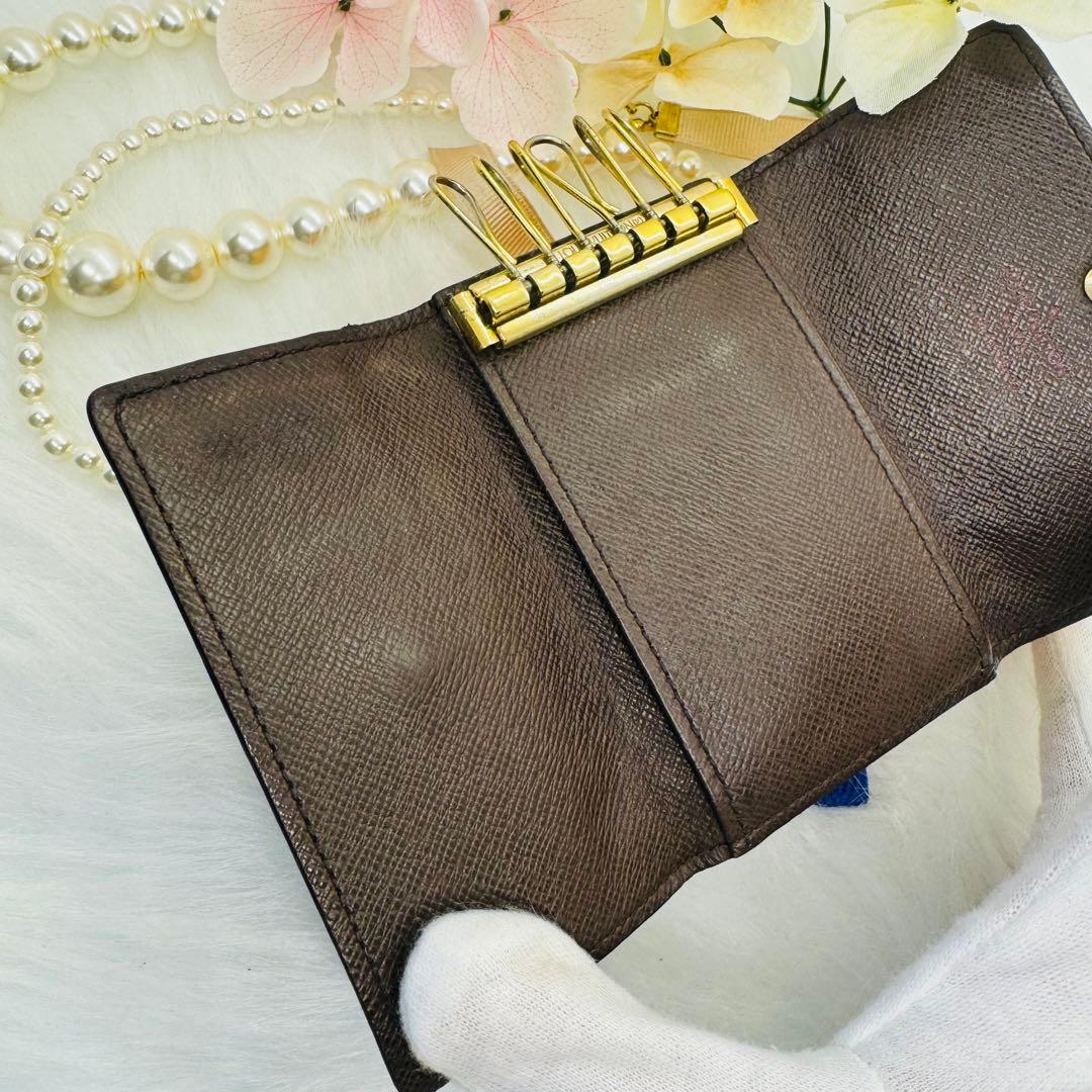 LOUIS VUITTON ルイヴィトン ダミエ 6連キーケース 美品✨