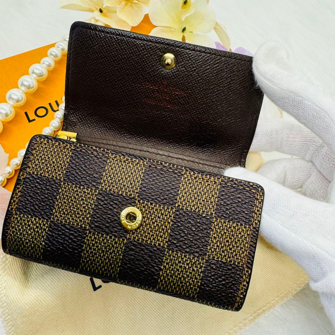 LOUIS VUITTON ルイヴィトン ダミエ 6連キーケース 美品✨