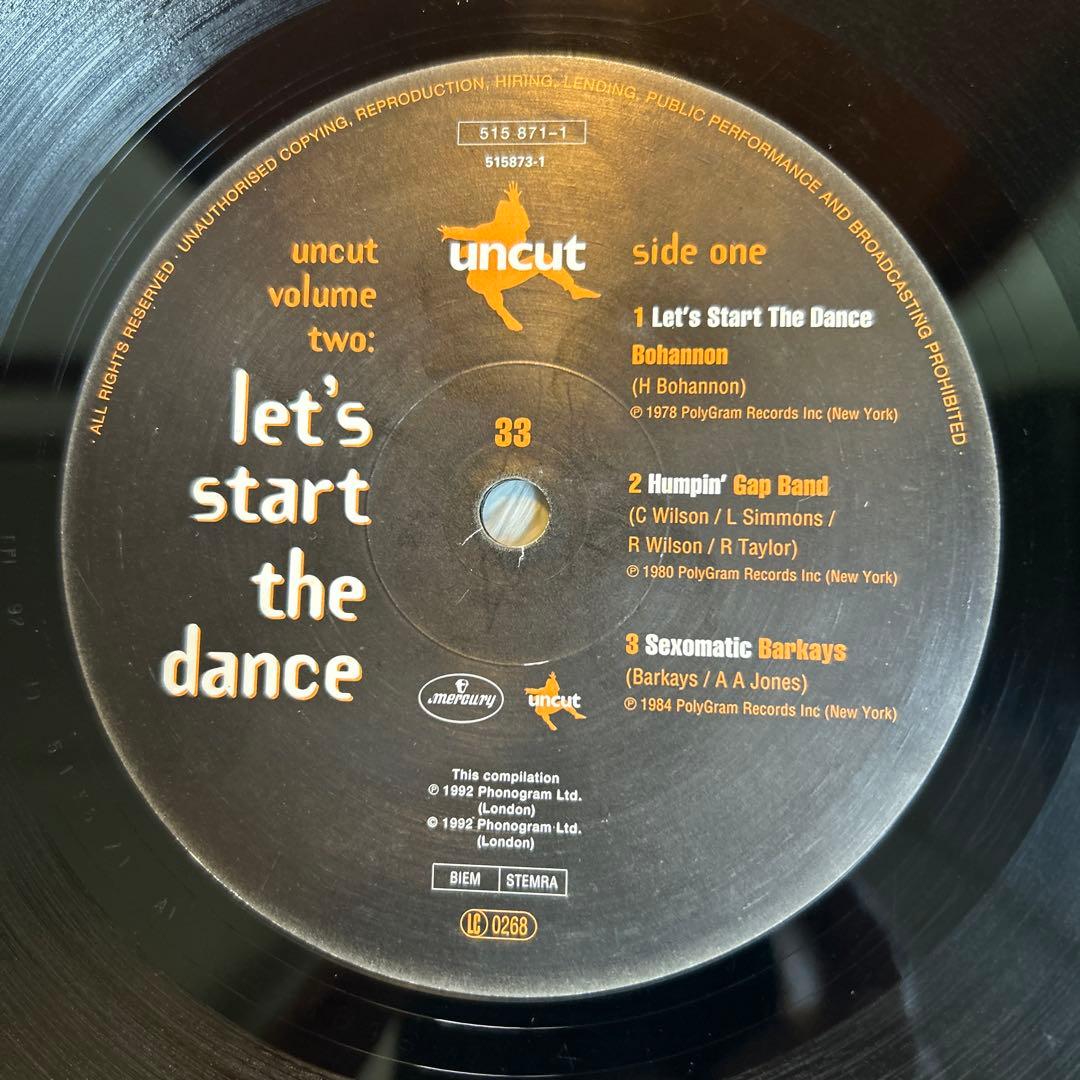 洋楽 Uncut Volume Two: Let's Start The Dance