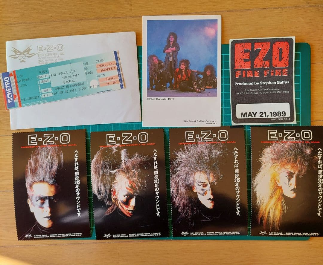 EZO レコードセットステッカー他