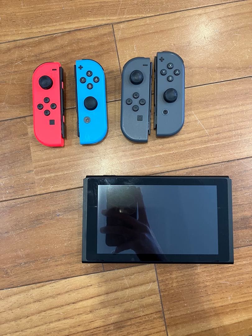 Switch 本体 グレー 未対策可能性大　 Joy-Con2セット　付属品フル