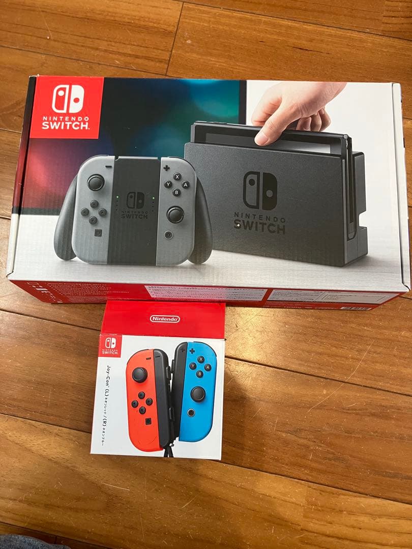 Switch 本体 グレー 未対策可能性大　 Joy-Con2セット　付属品フル