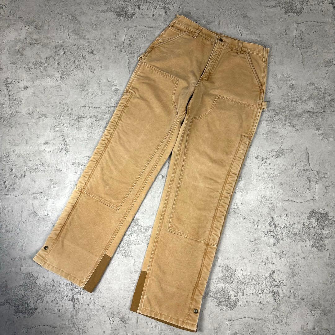 00's carharrt カーハート USA製 ダック生地　ダブルニーパンツ