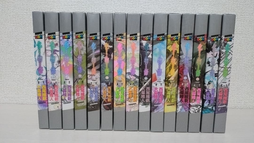 【特装版】化物語　1〜15巻 セット　全イラストカード付き