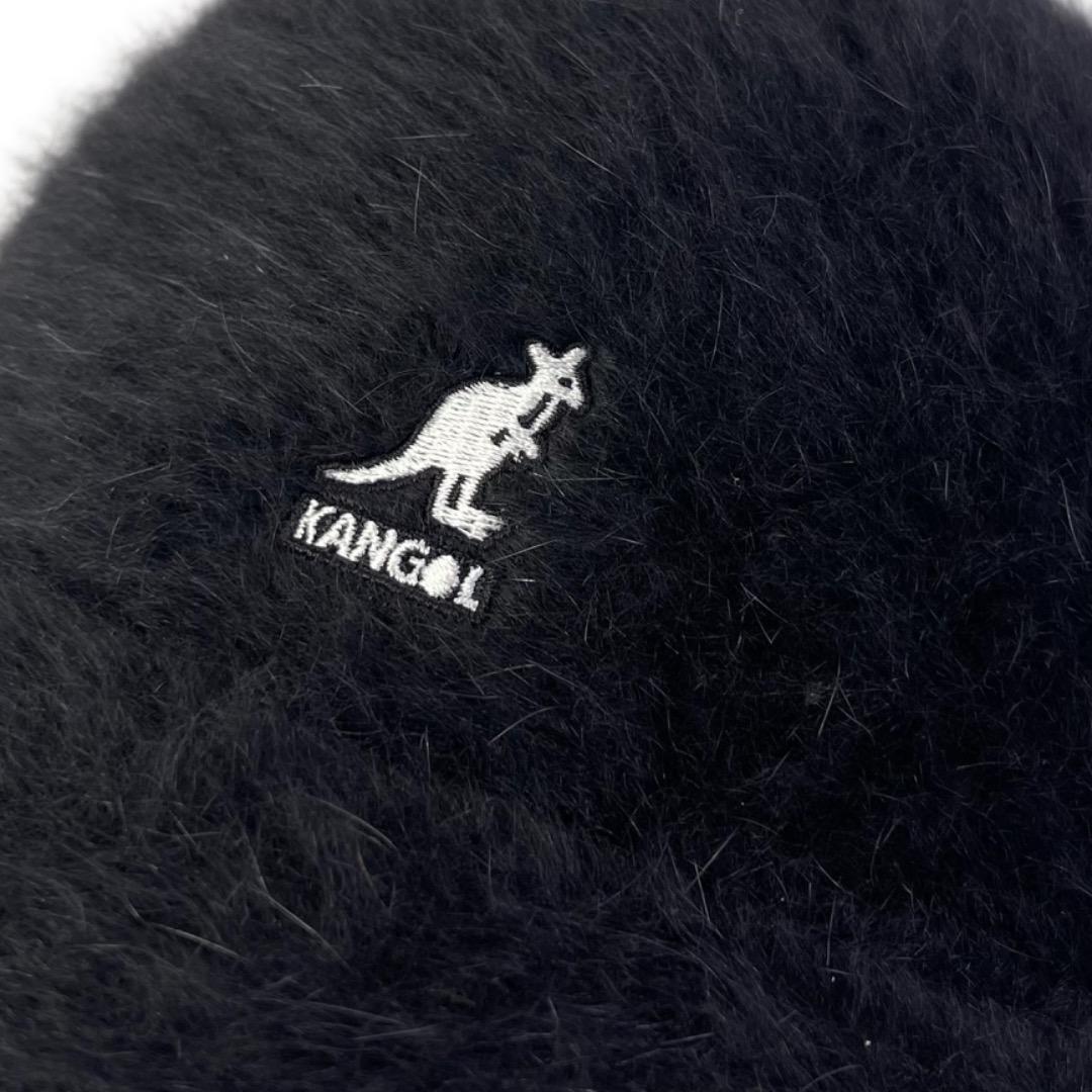 SALE⭐️BIG　KANGOL　ベル型　ファーハット　アンゴラ　黒　XLサイズ