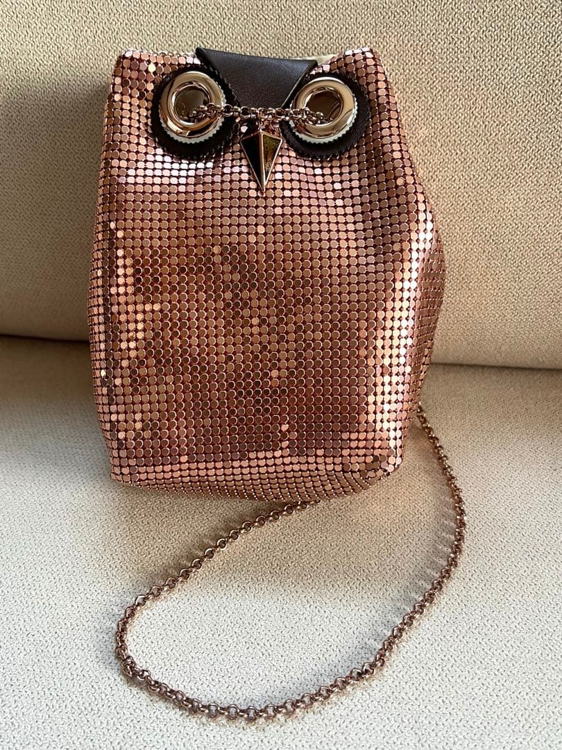美品【kate spade】ケイトスペード フクロウ スパンコールミニバッグ