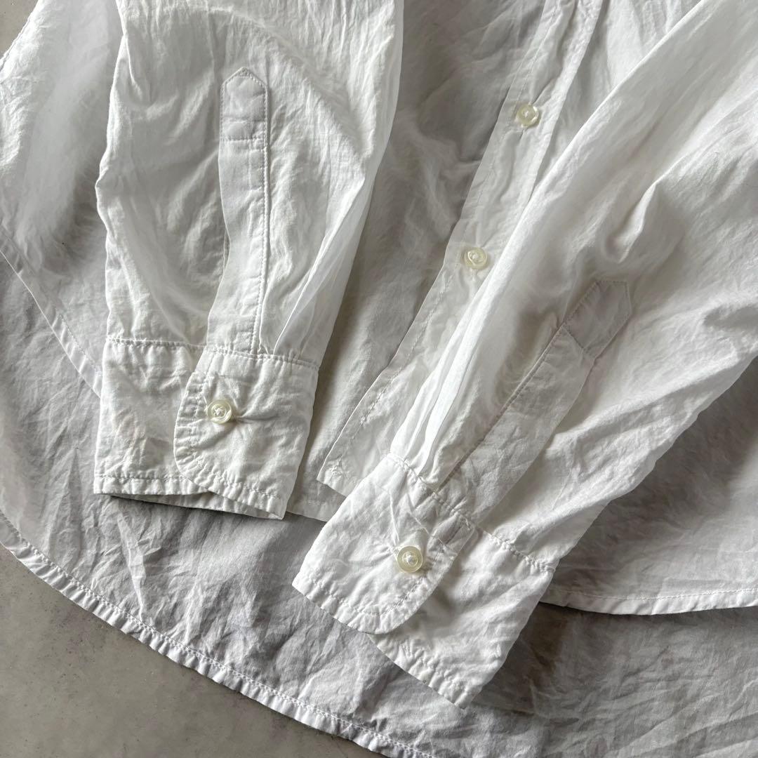 美品♡　フランク&アイリーン　Eileen　長袖　スキッパー　シャツ　XS　白