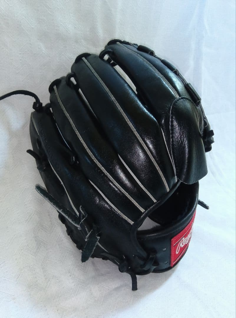 【烏帽子さま専用】写真追加、Rawlings一般軟式バスケットウェブ グローブ