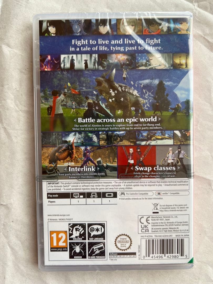 海外版　Xenoblade3 (ゼノブレイド3)