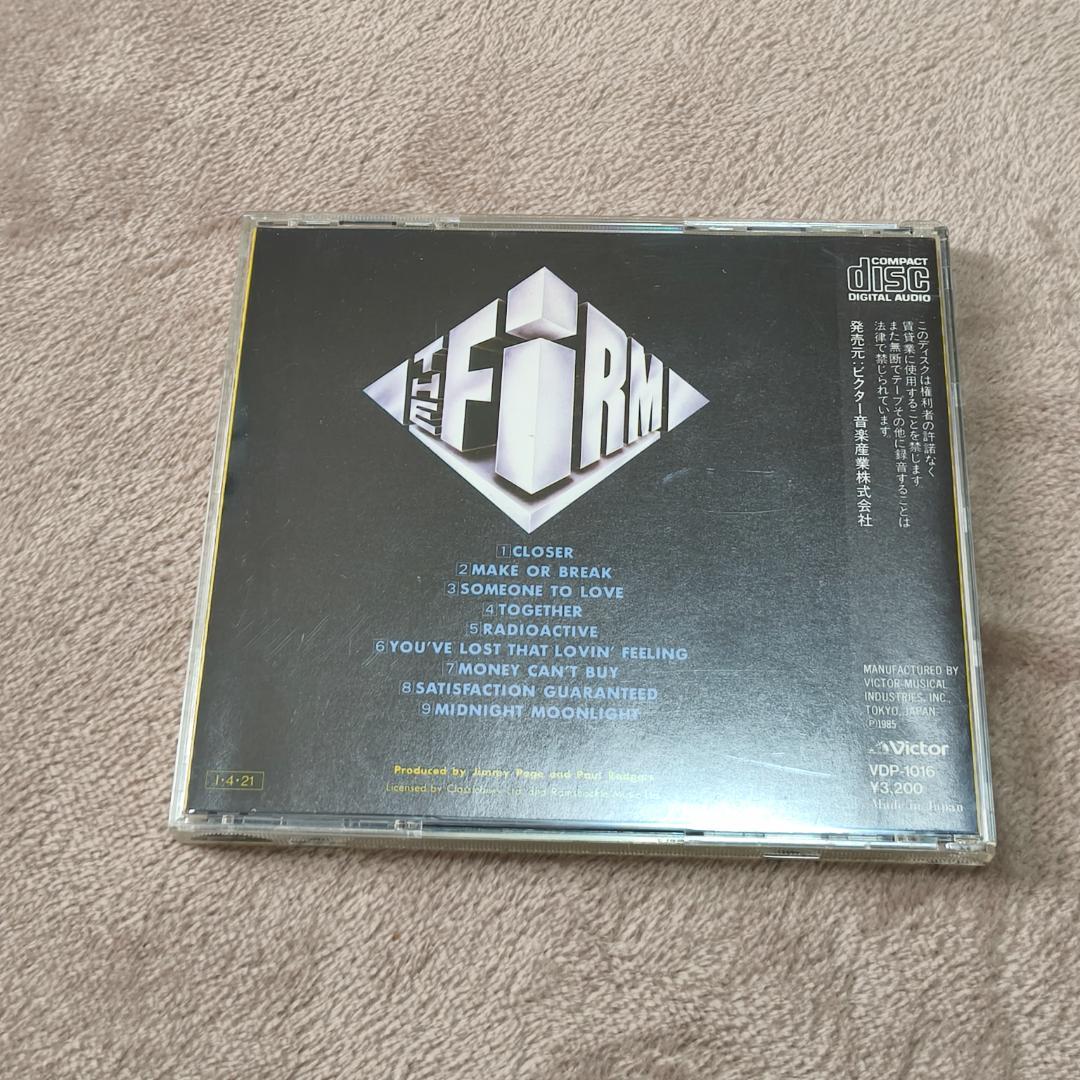レア 帯付き ザ・ファーム / THE FIRM 税表記無し 3200円 CD