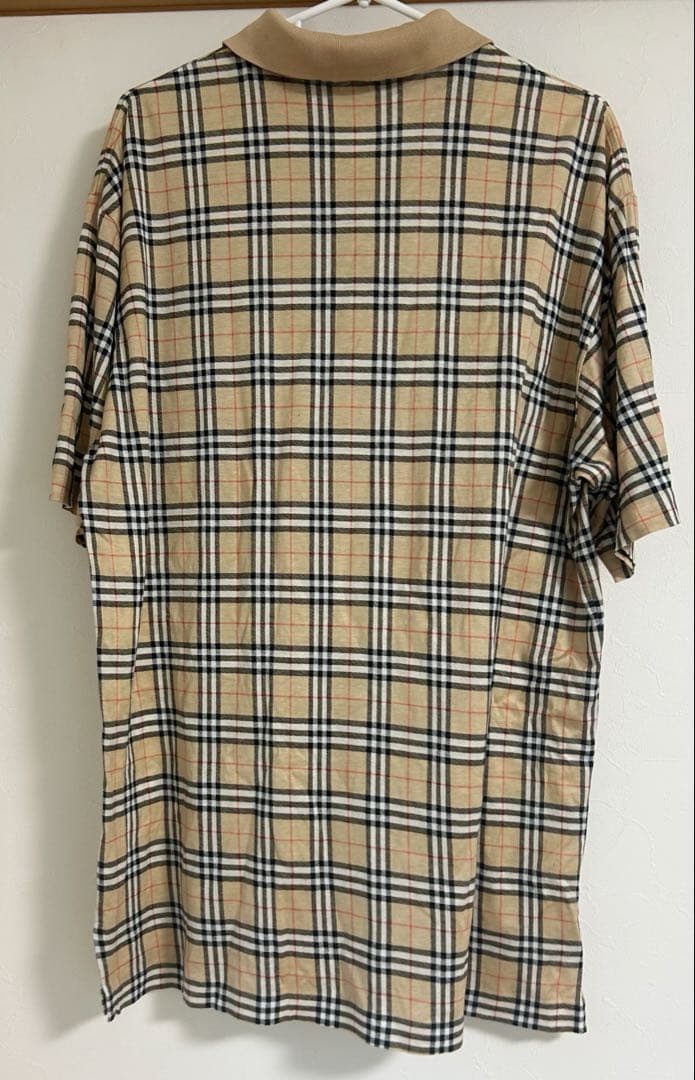 Burberry チェック柄 ポロシャツ