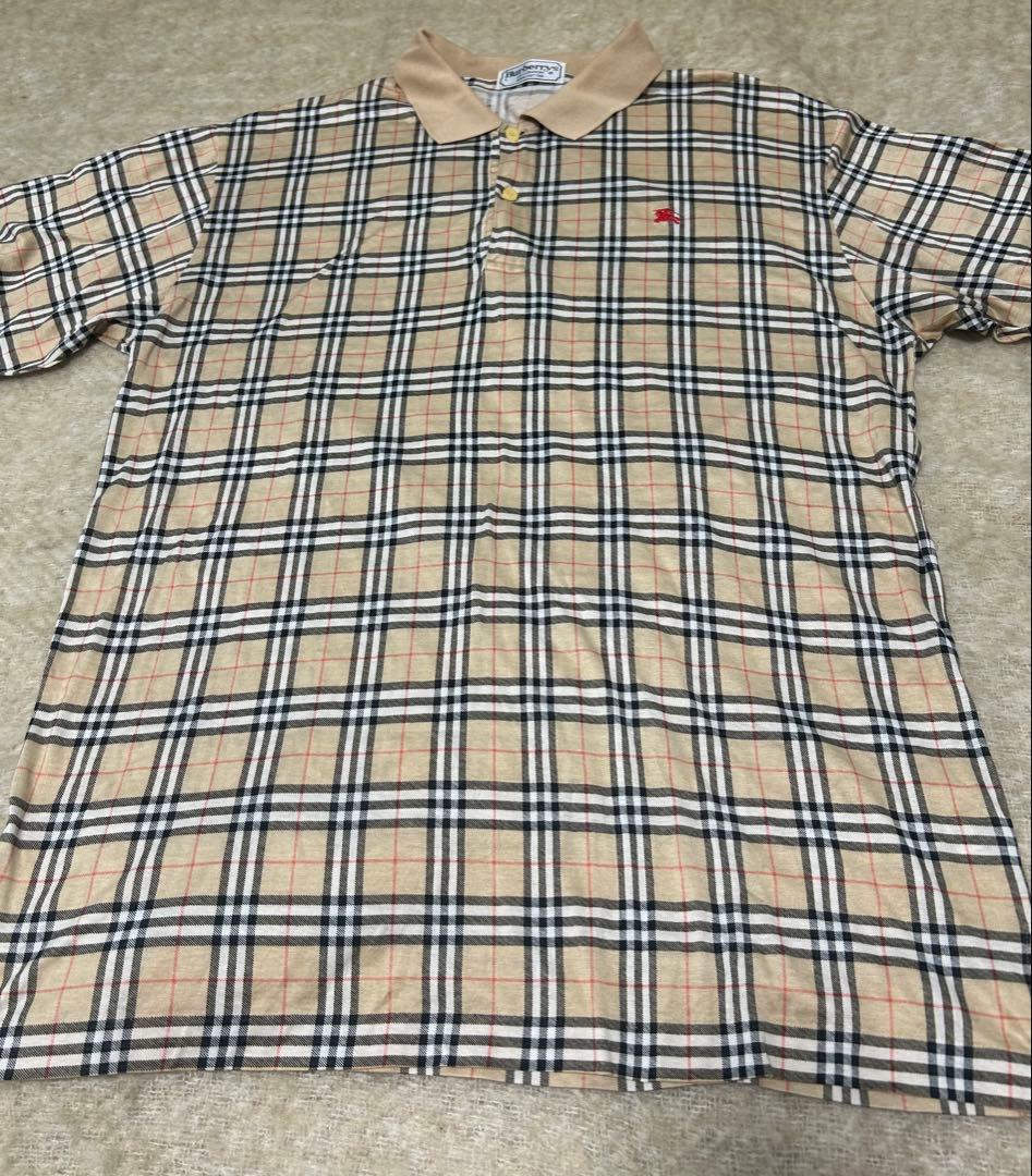 Burberry チェック柄 ポロシャツ