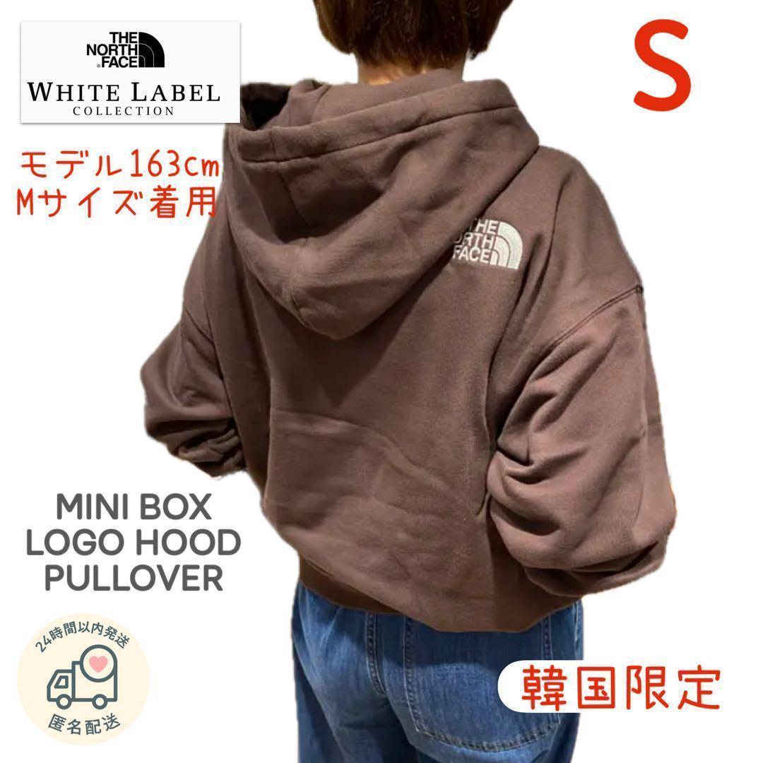 韓国限定THE NORTH FACE ミニボックスロゴ　フードスウェット　S