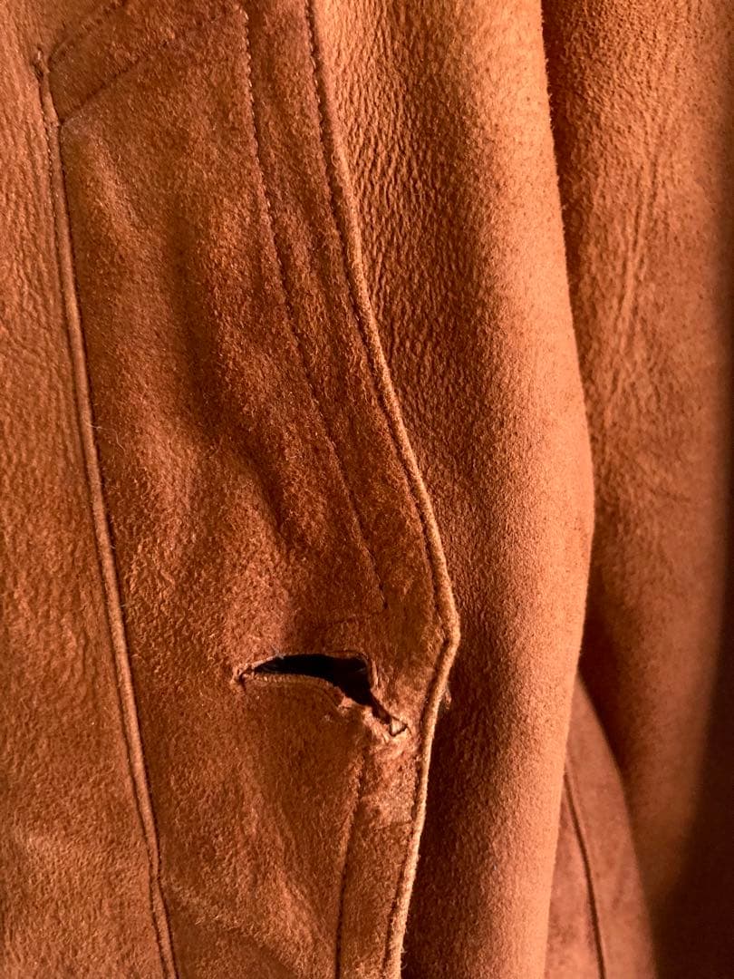 ジャケット・アウター 40s Vintage Suede Leather Sports JKT