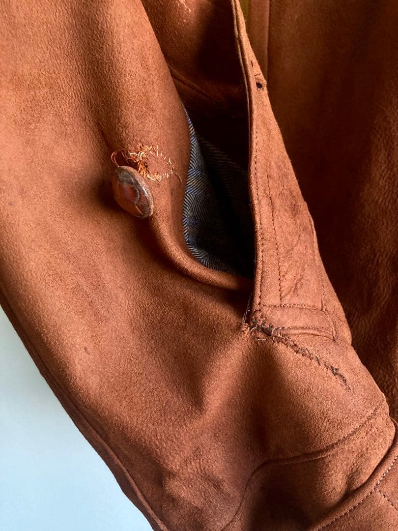 ジャケット・アウター 40s Vintage Suede Leather Sports JKT