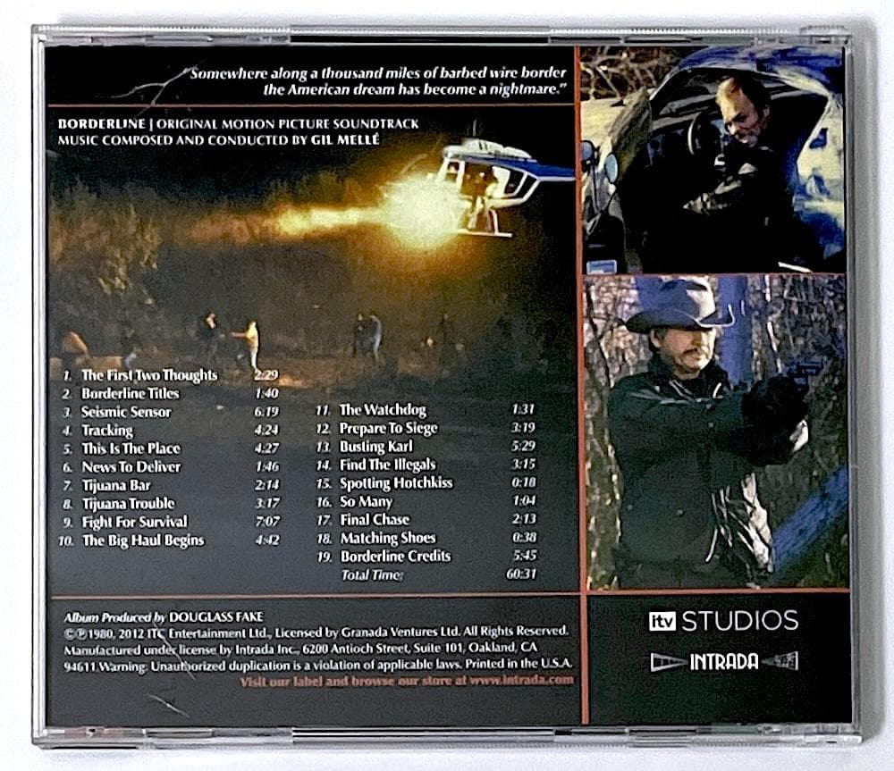 廃盤 CD ボーダーライン サウンドトラック チャールズ・ブロンソン ギル・メレ