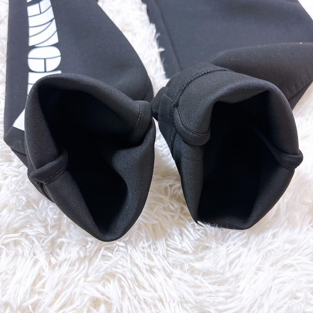 極美品 タングラム パンツ Lサイズ ロゴ ダンボール ニット スウェット 黒
