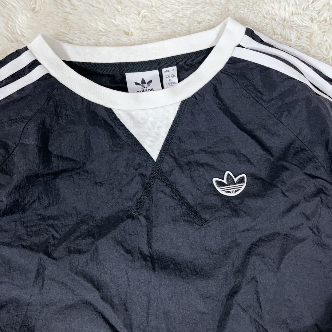 希少　adidas アディダスオリジナルス フリルロングワンピース ティアードS