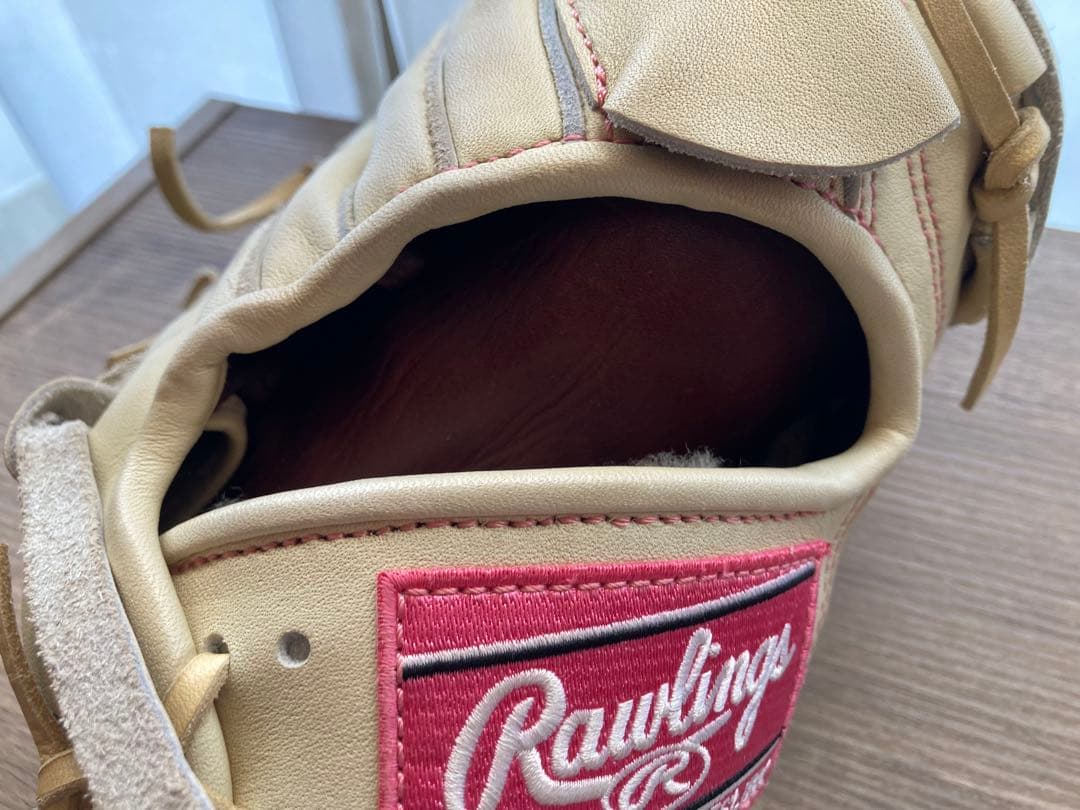 Rawlings 硬式グローブ ベージュ 袋&グラブハンマー付き