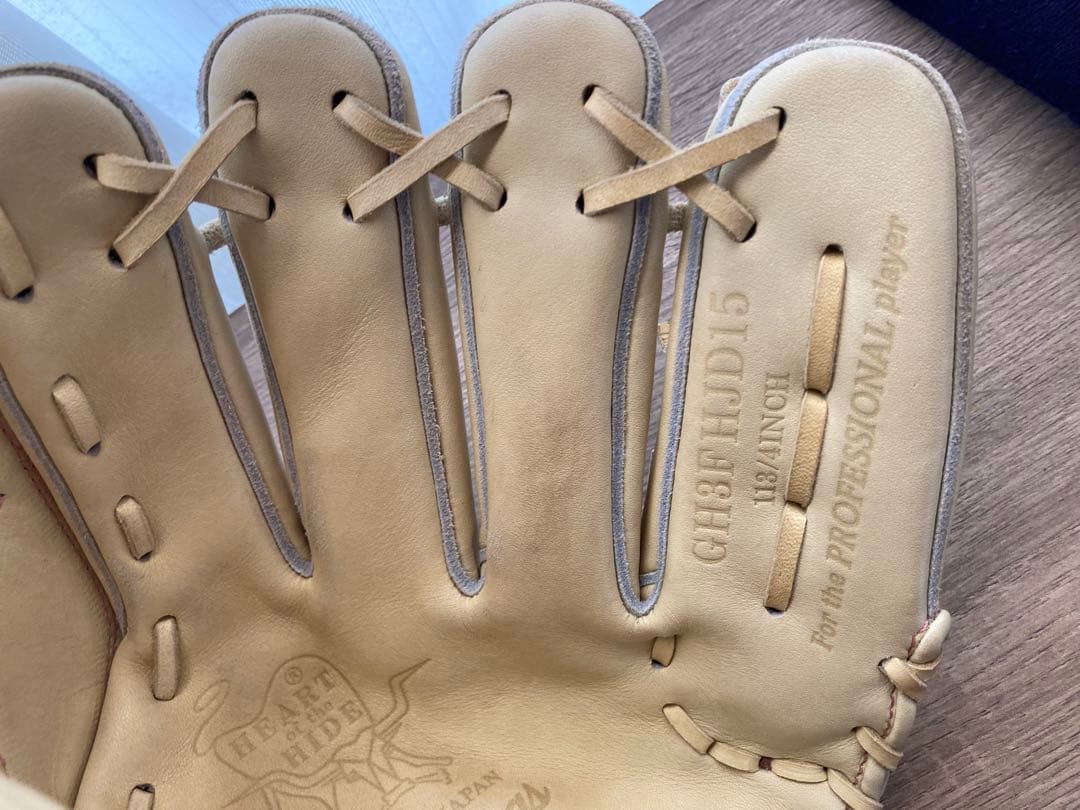Rawlings 硬式グローブ ベージュ 袋&グラブハンマー付き