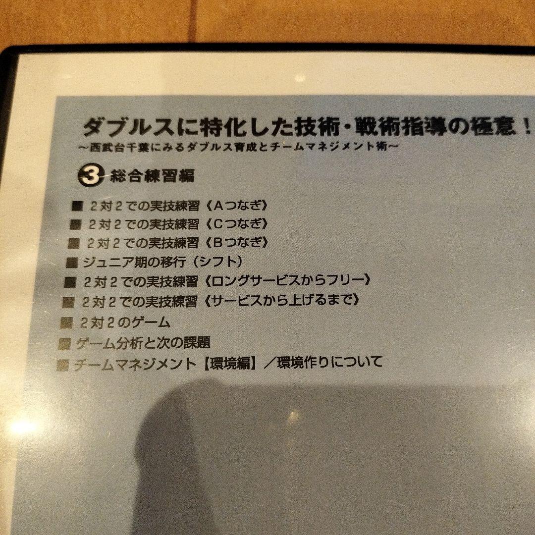 ダブルスに特化した技術・戦術指導の極意　指導者　バドミントンDVD