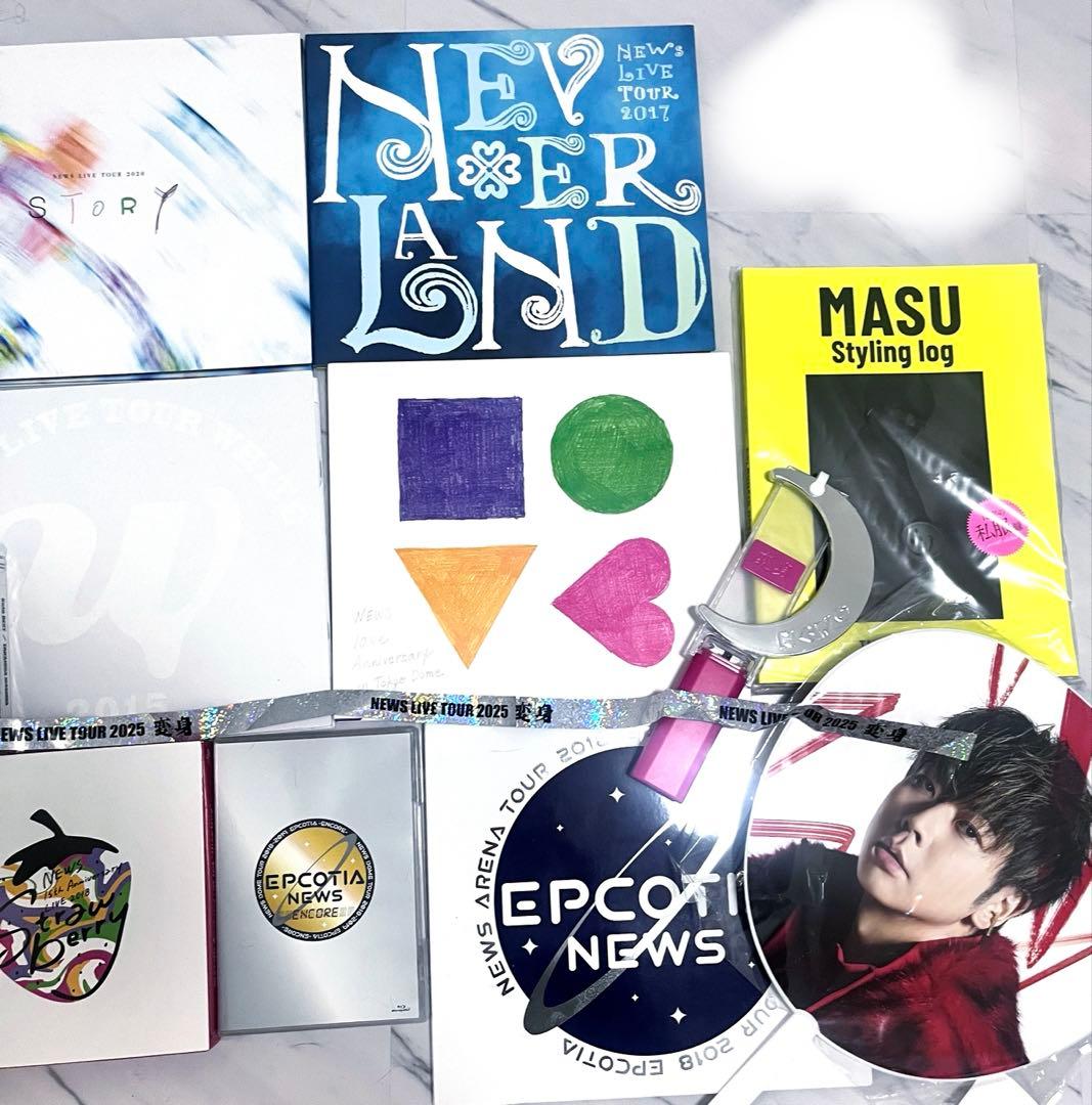 NEWSグッズ一式(DVD.CD.ペンライト)