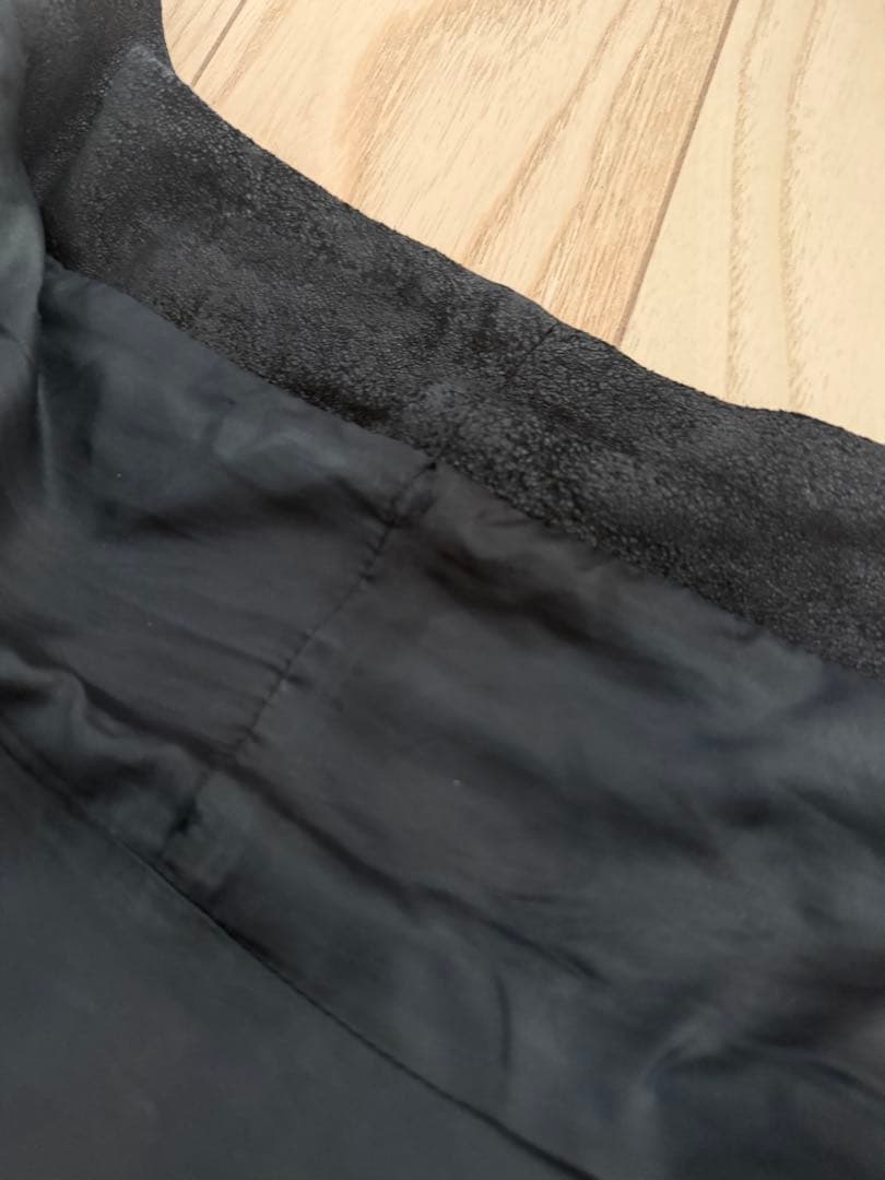RICK OWENS リックオウエンス レザーベスト ジレ 黒 36