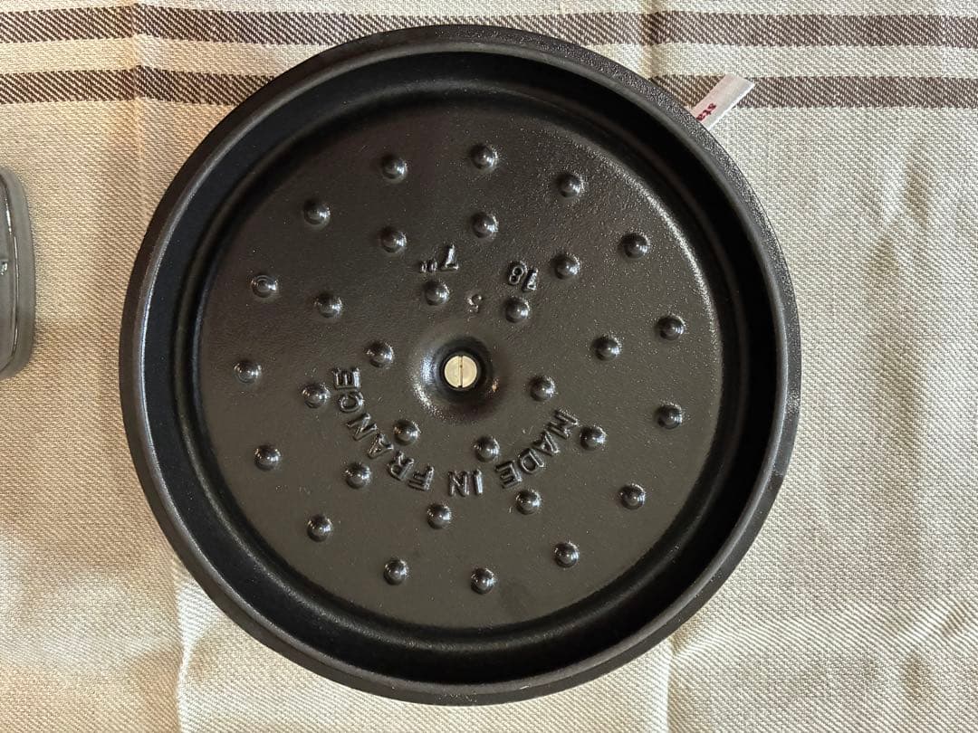 ストウブ　staub ピコココット　18cm グレー