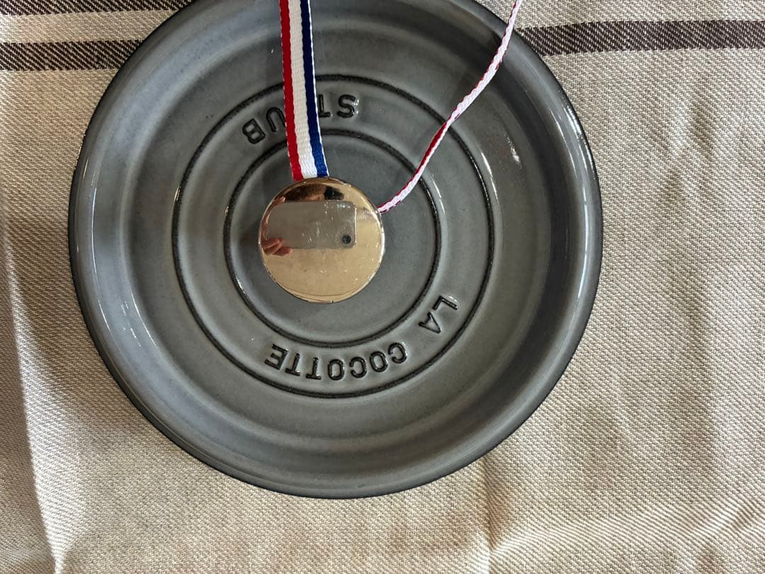 ストウブ　staub ピコココット　18cm グレー