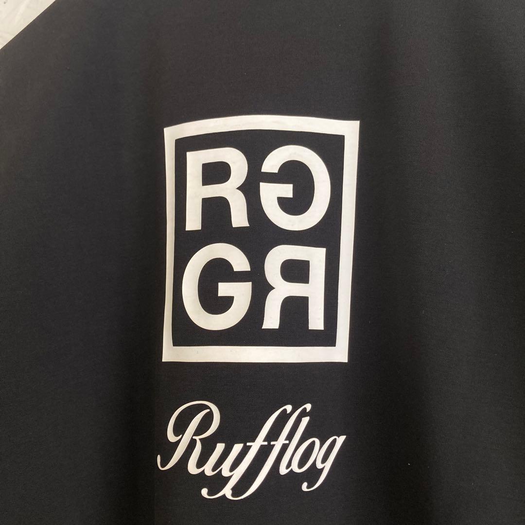 【RUFFLOG】ストレッチ入りロゴ刺繍ビッグシルエットポロシャツSIZES