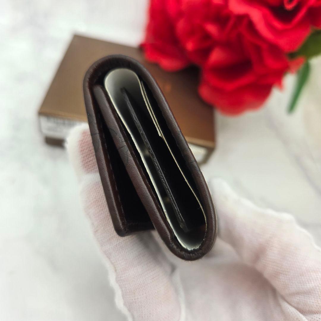 【未使用】 GUCCI グッチ シマ キーケース 6連 GG レザー ブラウン