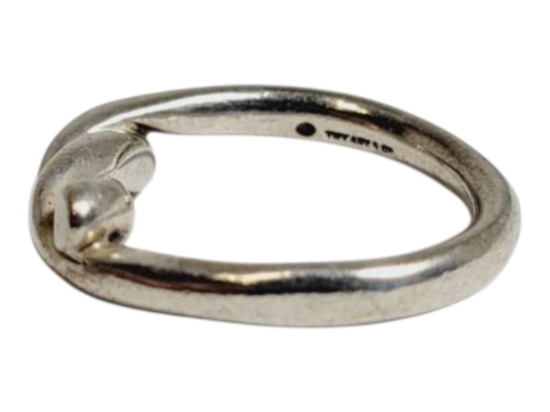 ティファニー 925 STERLING ツイストリング 11号 シルバー 銀製品