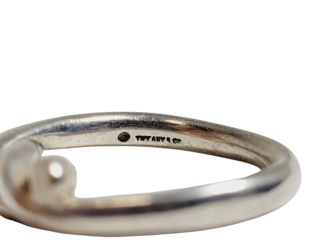 ティファニー 925 STERLING ツイストリング 11号 シルバー 銀製品