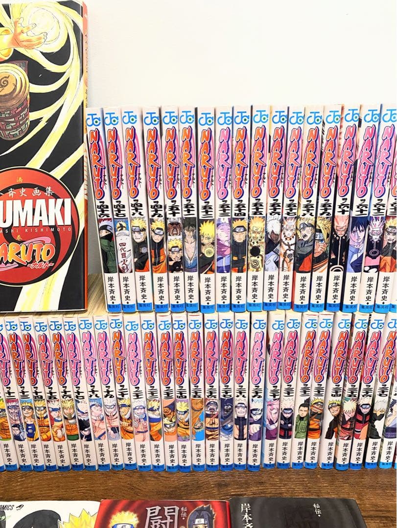 NARUTO―ナルト― 全巻セット 岸本斉史 画集 おまけ付き