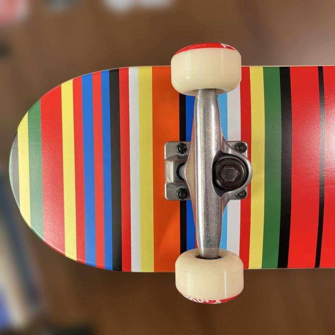 新品　Almost ストライプデザイン スケートボード