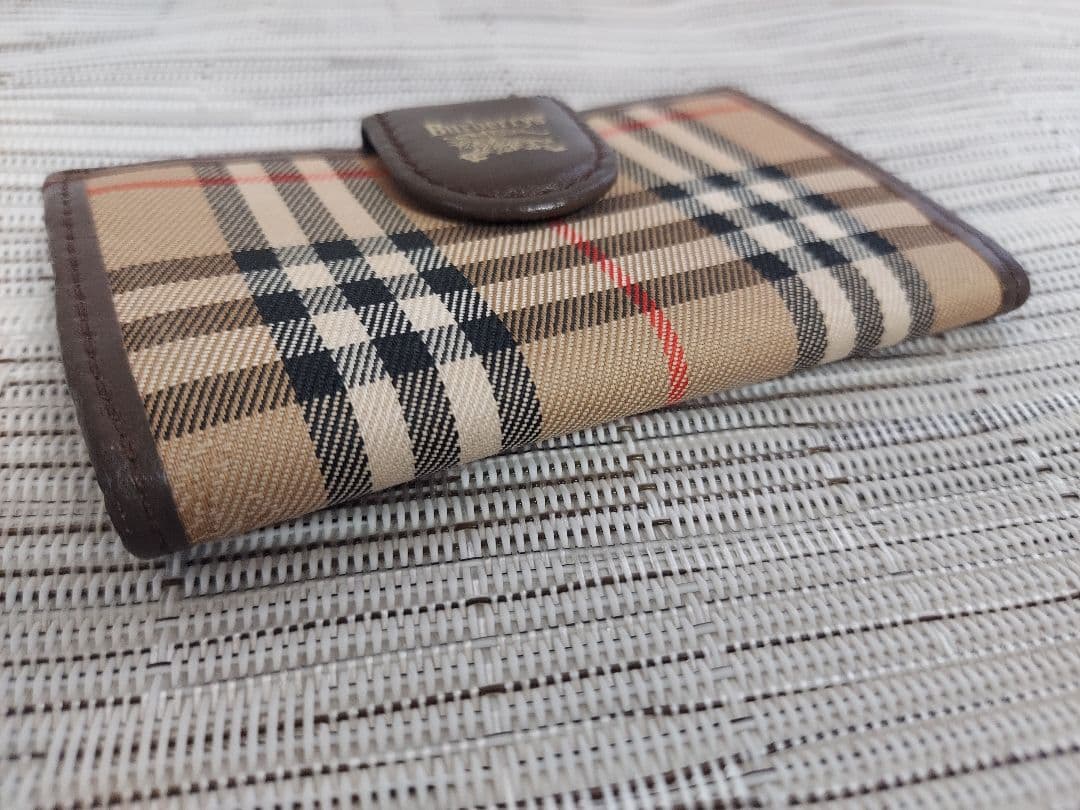 Burberry ノバチェック　レザー　４連キーケース　極美品
