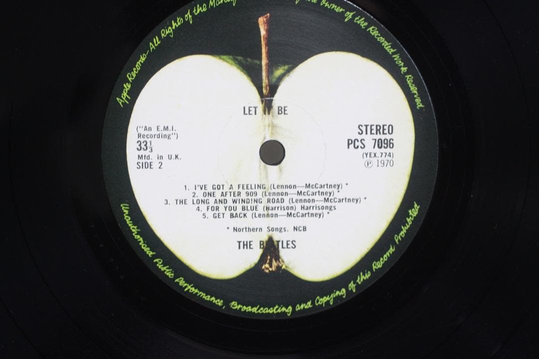 The Beatles Let It Be UK版Stereo レットイットビー