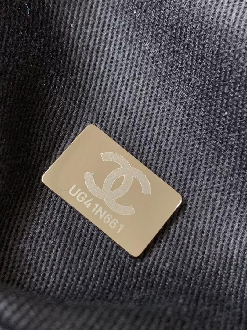 デニム ネイビー 紺 シルバー金具 A92749