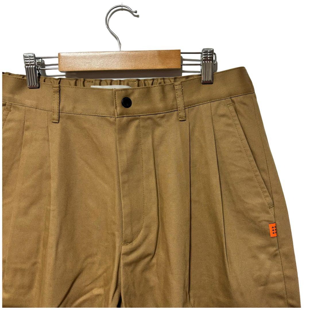 新品 ラッセルノ ゴルフ ワイド シルエット パンツ ブラウン L/XL